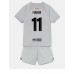 Billige Barcelona Ferran Torres #11 Tredjetrøye Barn 2022-23 Kortermet (+ korte bukser)